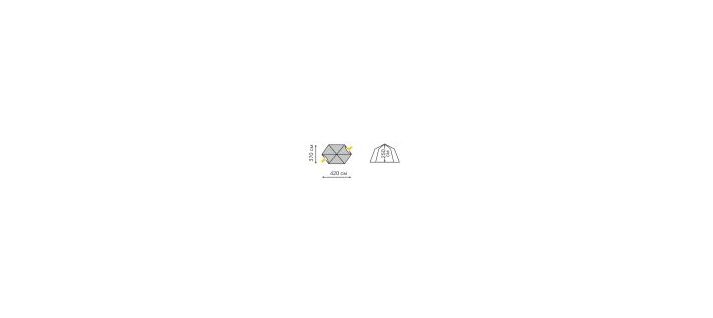 Шатер с тентами от дождя Talberg Arbour