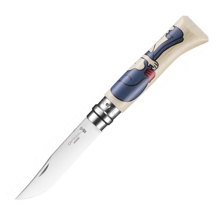 Opinel - Нож с оригинальным принтом №8