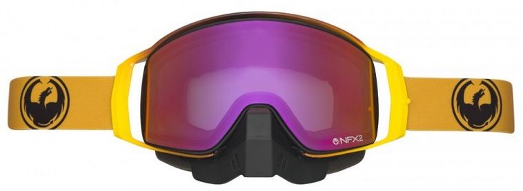 Dragon Alliance - Горнолыжная маска NFX2 Snowmo (оправа Burn, линзы Purple Ion + Rose)