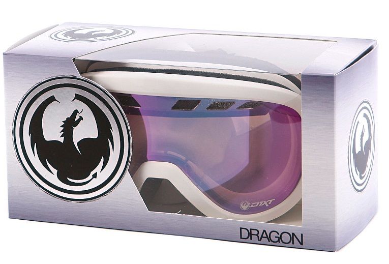 Dragon Alliance - Горнолыжная маска D1.XT (оправа Powder, линза Pink Ionized)