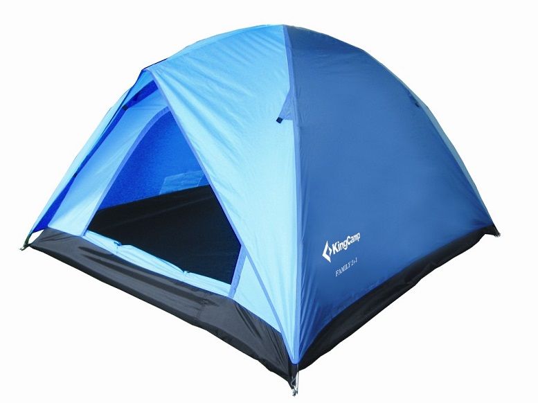 King Camp - Классическая трёхместная палатка 3073 Family Fiber