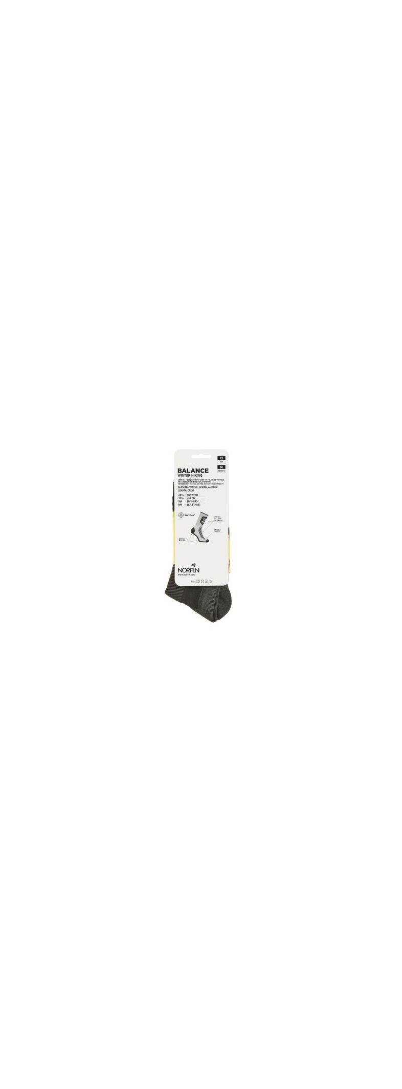 Носки Norfin T2M Balance Winter Hiking Crew