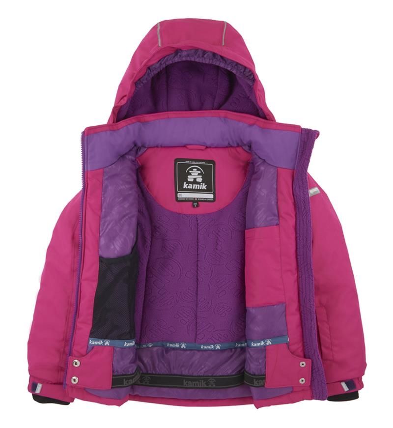 Kamik - Детская зимняя куртка для девочек Aria Solid
