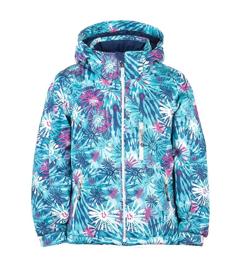 Kamik - Зимняя детская куртка для девочек Aria flowerburst