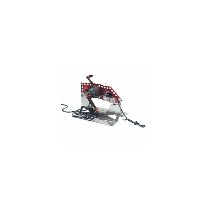 Kong - Лебедка проходная двухскоростная для веревки ORTLES winch с роликом и зажимом