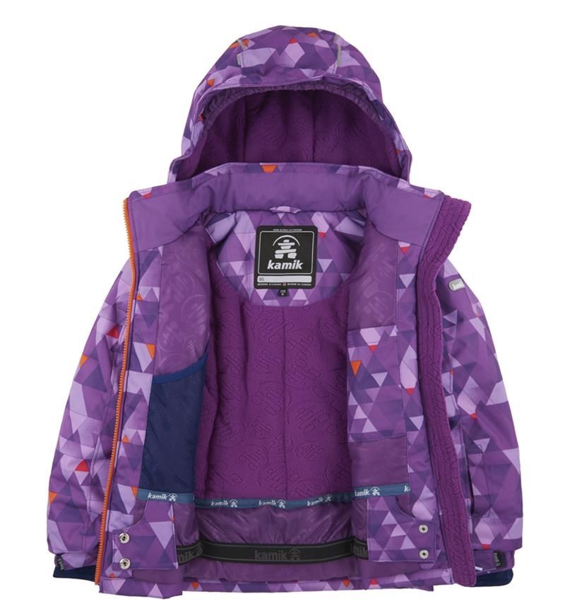 Kamik - Детская зимняя куртка для девочек Aria freefall