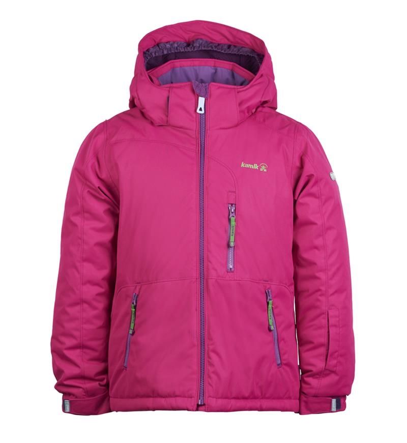 Kamik - Детская зимняя куртка для девочек Aria Solid