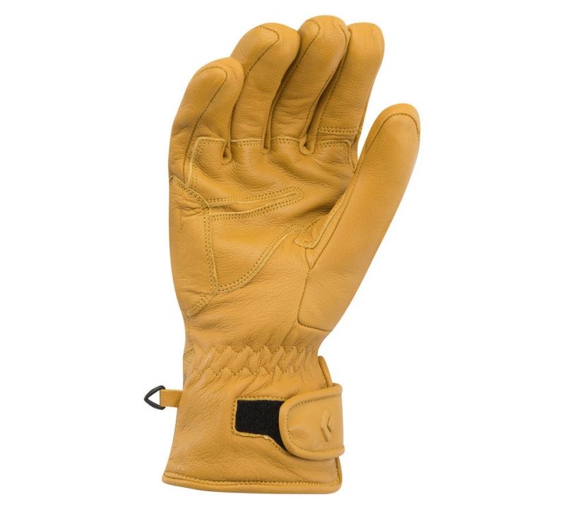 Black Diamond - Кожаные перчатки на флисе Kingpin Glove