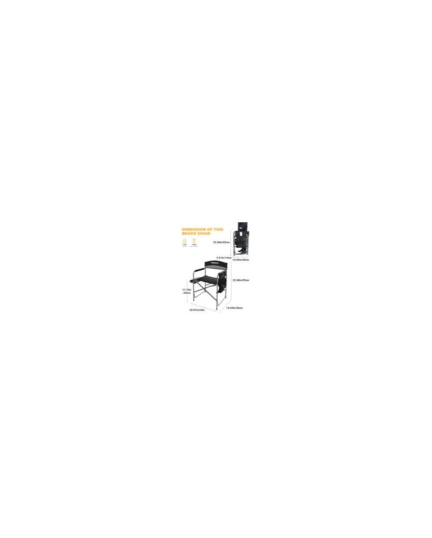 Кресло складное King Camp 1904 Steel Director Chair
