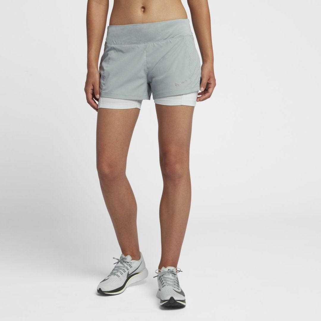 Женские шорты для бега и фитнеса Nike W NK ECLIPSE 2IN1 SHORT