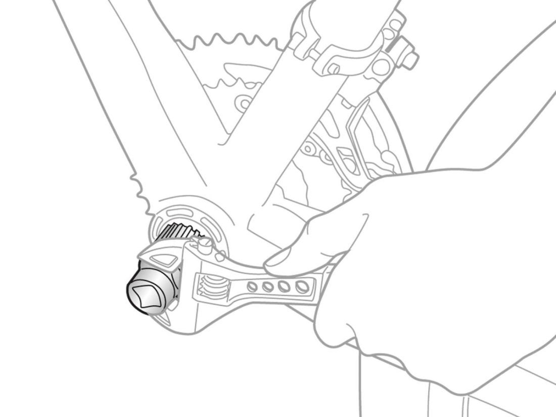 Велосипедный съёмник кареточного узла Topeak Cartridge Bottom Bracket Tool