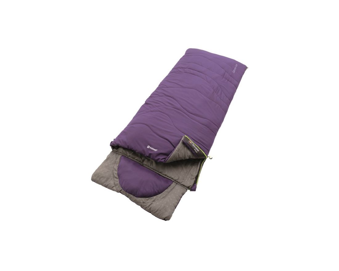 Outwell - Спальный мешок-одеяло с подголовником Contour Lux (комфорт +7 С)