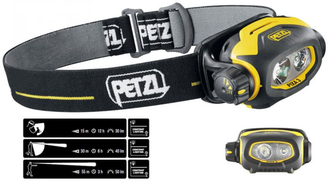 Petzl - Компактный налобный фонарь Pixa 3