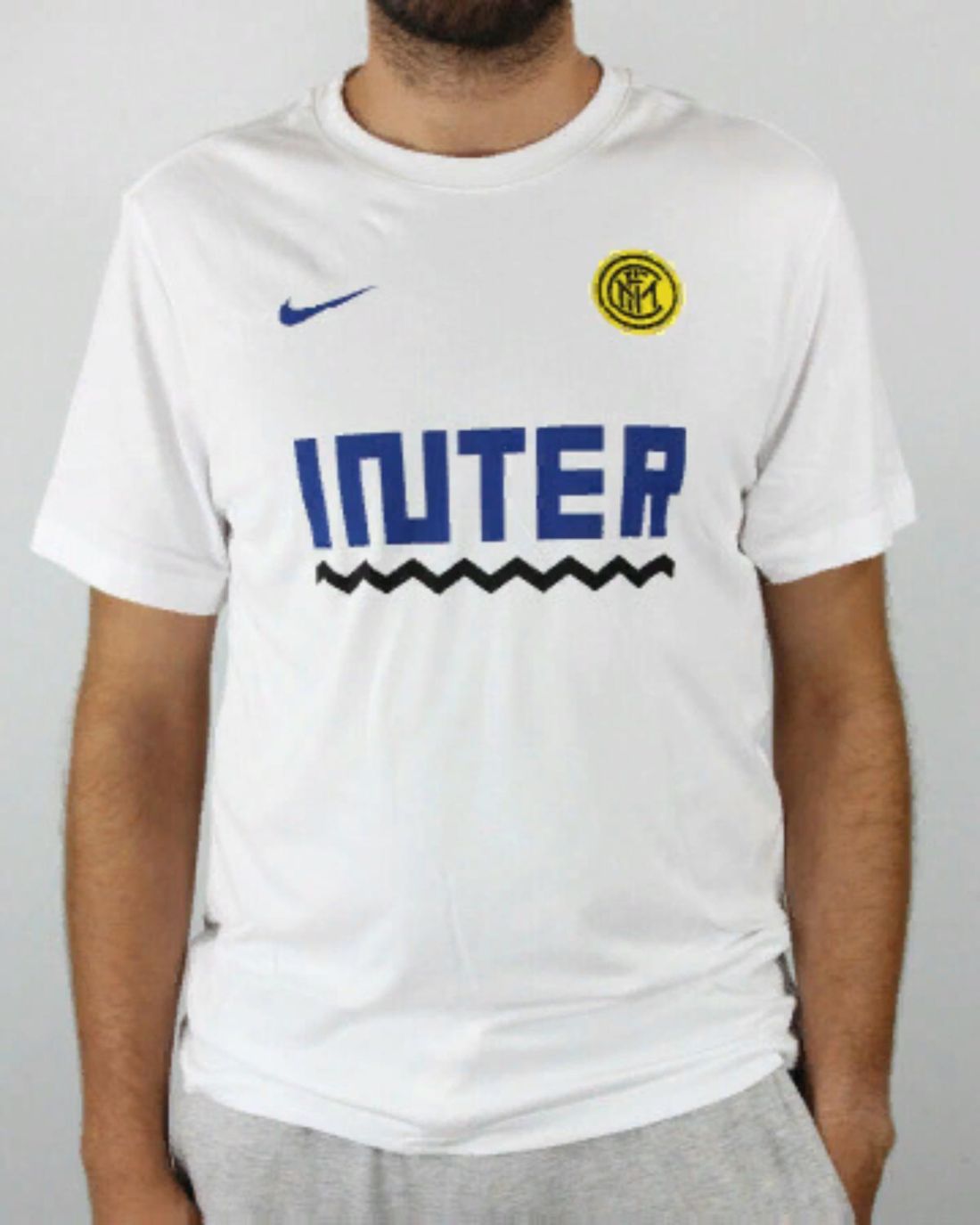 Спортивная мужская футболка Nike Inter M NK Dry Tee Core Match