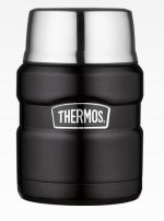 Термос для еды с ложкой Thermos SK 3000 BK Matt Black