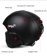 Copozz - Горнолыжный шлем интегрально-литой