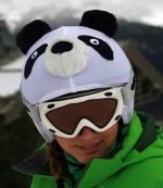 Стильный нашлемник на спортивный шлем Coolcasc 042 Panda Bear