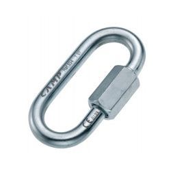 Карабин стальной Camp Oval Quick Link 10 мм zinc