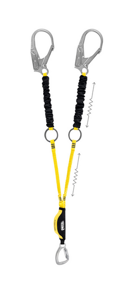 Двойной строп для защиты от падения Petzl Absorbica Y Tie-Back