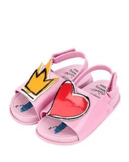 Модные пляжные сандалии для девочки Melissa Slide Sandal Bb 