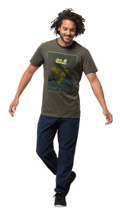 Jack Wolfskin — Мужская футболка Mountain T