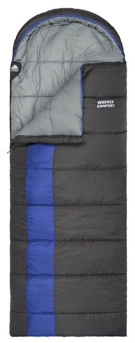 Прочный спальный мешок с правой молнией Trek Planet Warmer Comfort (Комфорт -8)