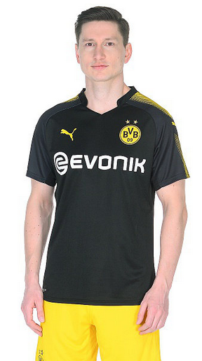 Puma - Футболка с удобной посадкой BVB Away Replica Shirt