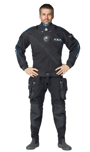 Сухой высококачественный гидрокостюм для мужчин Waterproof D7 Pro Iss Cordura