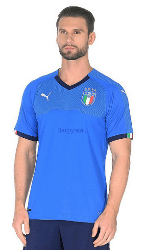 Puma - Футболка с фирменным логотипом FIGC Home Shirt Replica SS