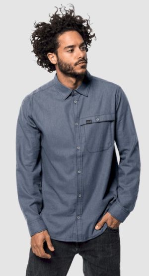 Фланелевая рубашка Jack Wolfskin Naka River Shirt M