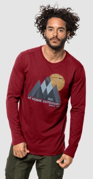 Мужская футболка с длинными рукавами Jack Wolfskin Mountain Longsleeve M