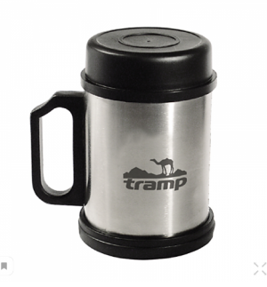 Термокружка с крышкой и подставкой Tramp