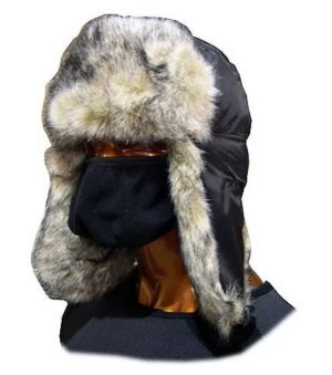 Шапка-ушанка комфортная с маской Huntsman Евро