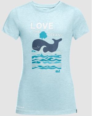 Яркая детская футболка Jack Wolfskin Ocean T Kids