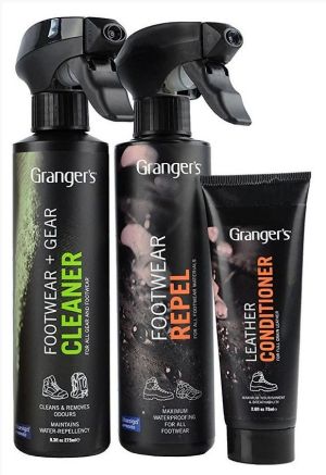 Granger's - Набор для чистки обуви 2018-19 Footwear Repel, Footwear Cleaner, Leather Conditioner 275