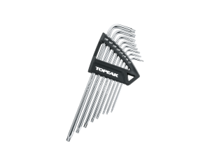 Надежный набор ключей Topeak Torx Wrench Set T7/T9/T10/T15/T20/T25/T27/T30