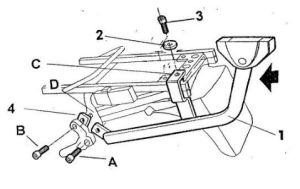 Shad - Крепление удобное для мотоцикла VFR 800 FI - 99/01
