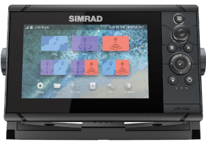 Simrad - Понятный эхолот-картплоттер Cruise-7, ROW Base Chart, 83/200 XDCR