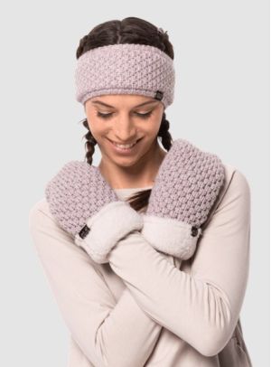 Теплая повязка на голову Jack Wolfskin Highloft Knit Headband Women