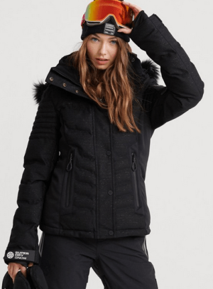 Superdry - Горнолыжная женская куртка Luxe Snow Puffer Jacket