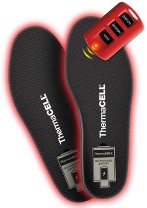 Стельки для обуви с подогревом и съемными аккумуляторами ThermaCELL XLarge