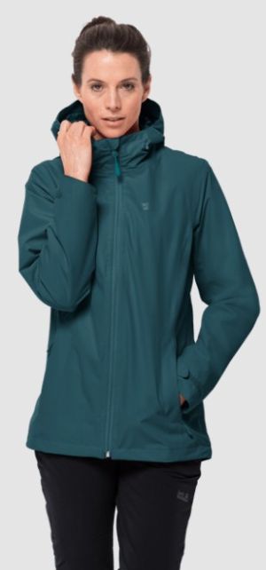 Мембранная куртка 3-в-1 для женщин Jack Wolfskin Norrland 3IN1 W