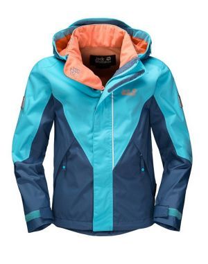 Jack Wolfskin — Куртка мембранная для девочки Green Terrain Girls
