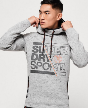 Superdry - Худи с капюшоном Core Gym Tech Stretch Graphic Overhead Hoodie