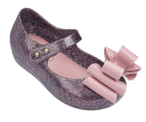 Яркие детские туфли с бантиком Melissa Ultragirl Sweet III Bb