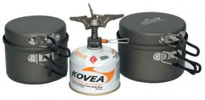 Набор посуды с горелкой Kovea Solo-3