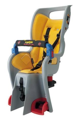 Topeak - Надежное детское кресло с багажником под дисковые тормоза для 26" колёс BabySeat II meet E