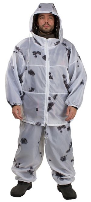 Костюм маскировочный для зимней охоты Huntsman Метель ткань Taffeta