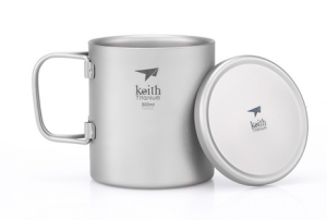 Туристическая кружка Keith Ti3352 Ultralight Mug Titan 0.3