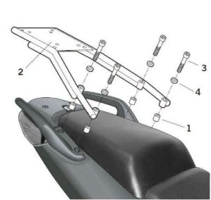 Shad - Удобное крепление кофра Honda CBF 1000-10/13